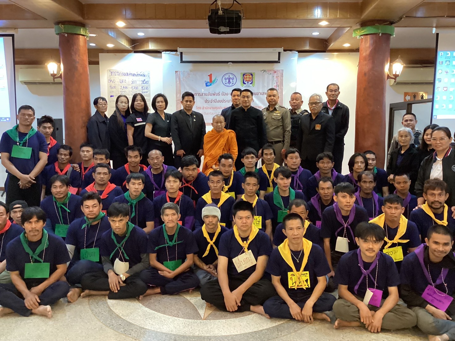 พช.เทิง ร่วมพิธีเปิดโครงการสานสัมพันธ์ น้อง-พี่ เสริมพลังต้านยาเสพติด สำนักงานคุมประพฤติจังหวัดเชียงราย สาขาเทิง ณ ปันตารีสอร์ท ตำบลหงาว  อำเภอเทิง จังหวัดเชียงราย