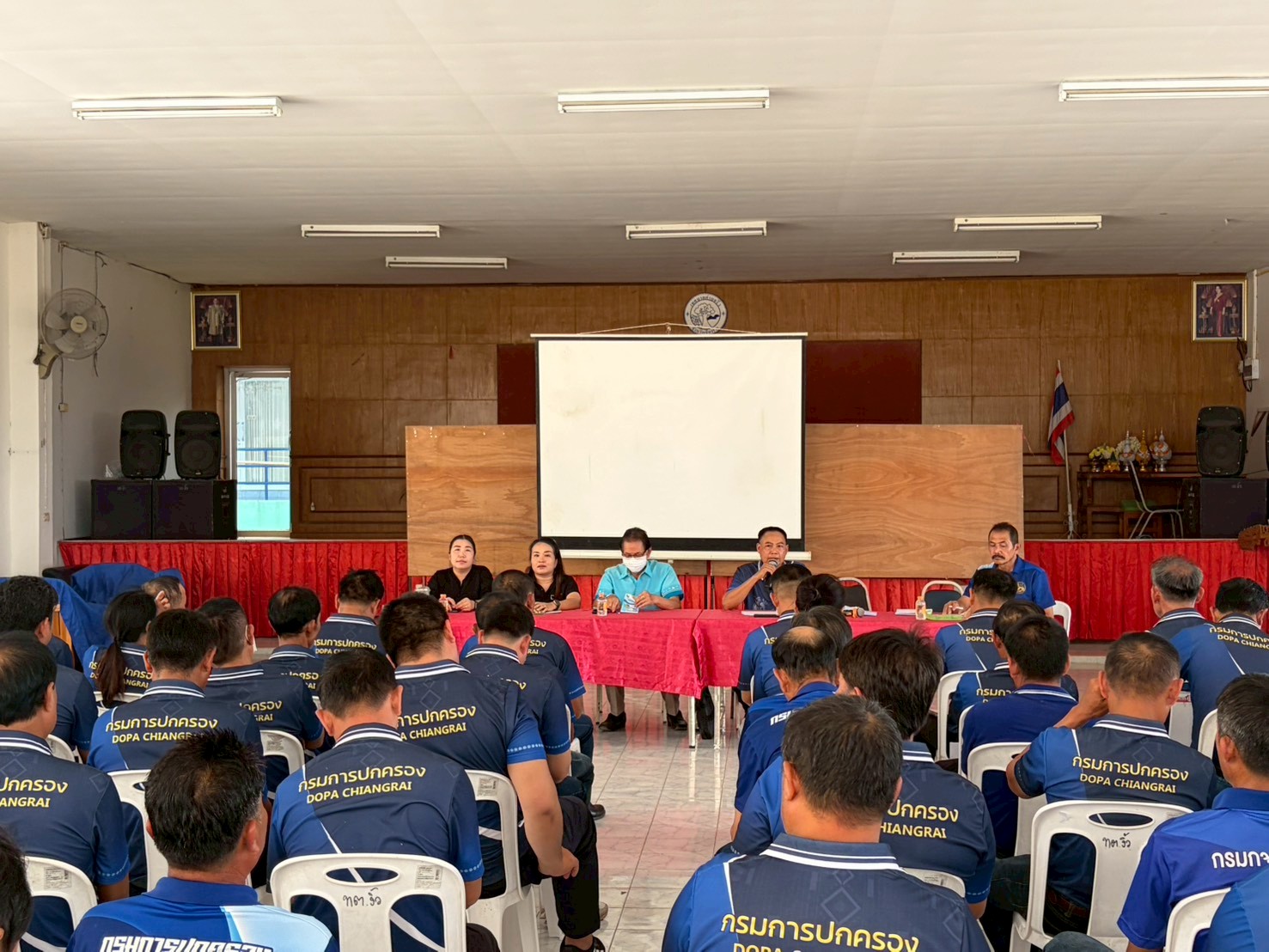 พช.เทิง ร่วมประชุมกำนัน/ผู้ใหญ่บ้าน ผู้ช่วย ตำบลงิ้ว ประชุมวางแผนขับเคลื่อนกิจกรรมในพื้นที่ตำบลงิ้ว ประจำเดือนมีนาคม2569  ณ หอประชุมเทศบาลตำบลงิ้ว อำเภอเทิง จังหวัดเชียงราย