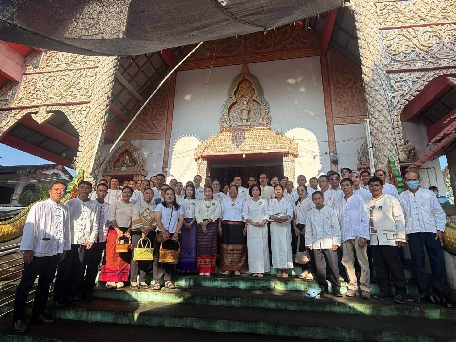 พช.เทิง ร่วมกิจกรรม “นายอำเภอเทิงชวนเข้าวัด ทำบุญช่วงเทศกาลเข้าพรรษา ประจำปี 2569” ณ วัดบ้านปล้องส้าน ตำบลปล้อง อำเภอเทิง จังหวัดเชียงราย